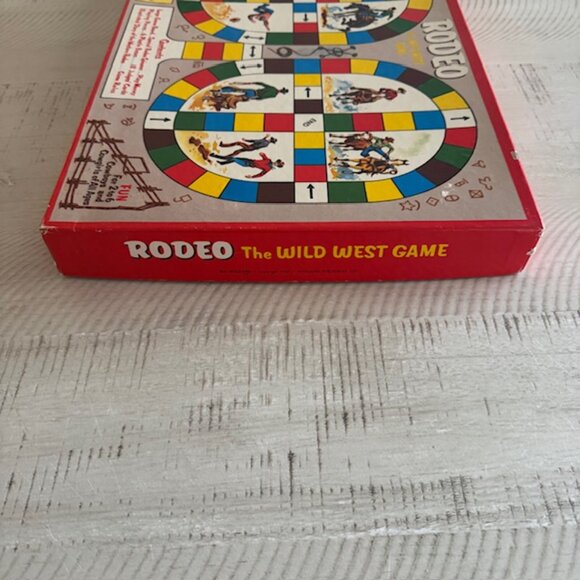 NEW, OPEN BOX 1957 Whitman Rodeo The Wild West Game - Picture 11 of 12